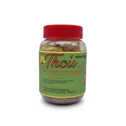 Thou Fermented Dry Fish with King Chilli - 250 gm - One plastic jar