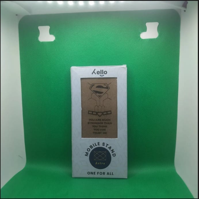 Hello Wooden Mobile Stand  Superman