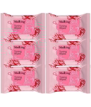 Masking Wet Wipes ( 60 Pcs ) Pack of 6