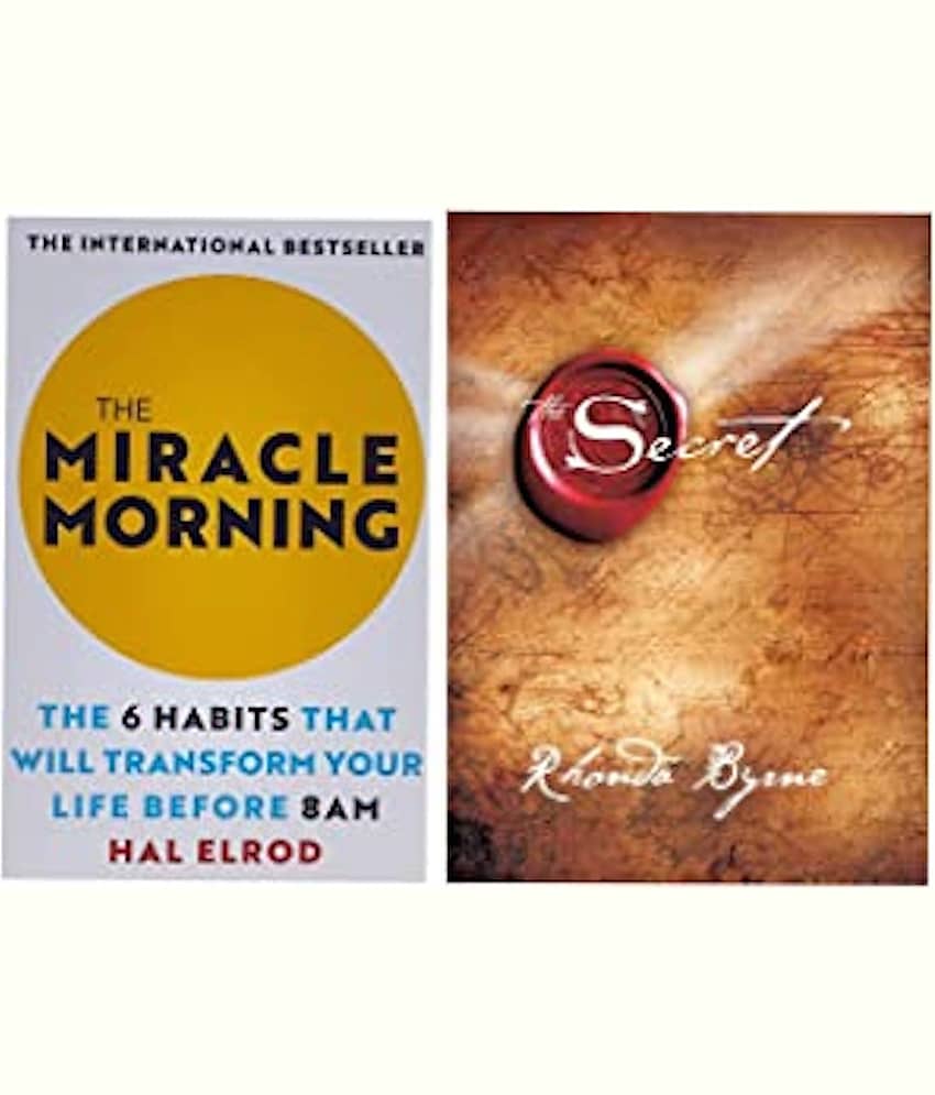 The Miracle Morning & With The Secret by Rhonda Byrne is a self-help book