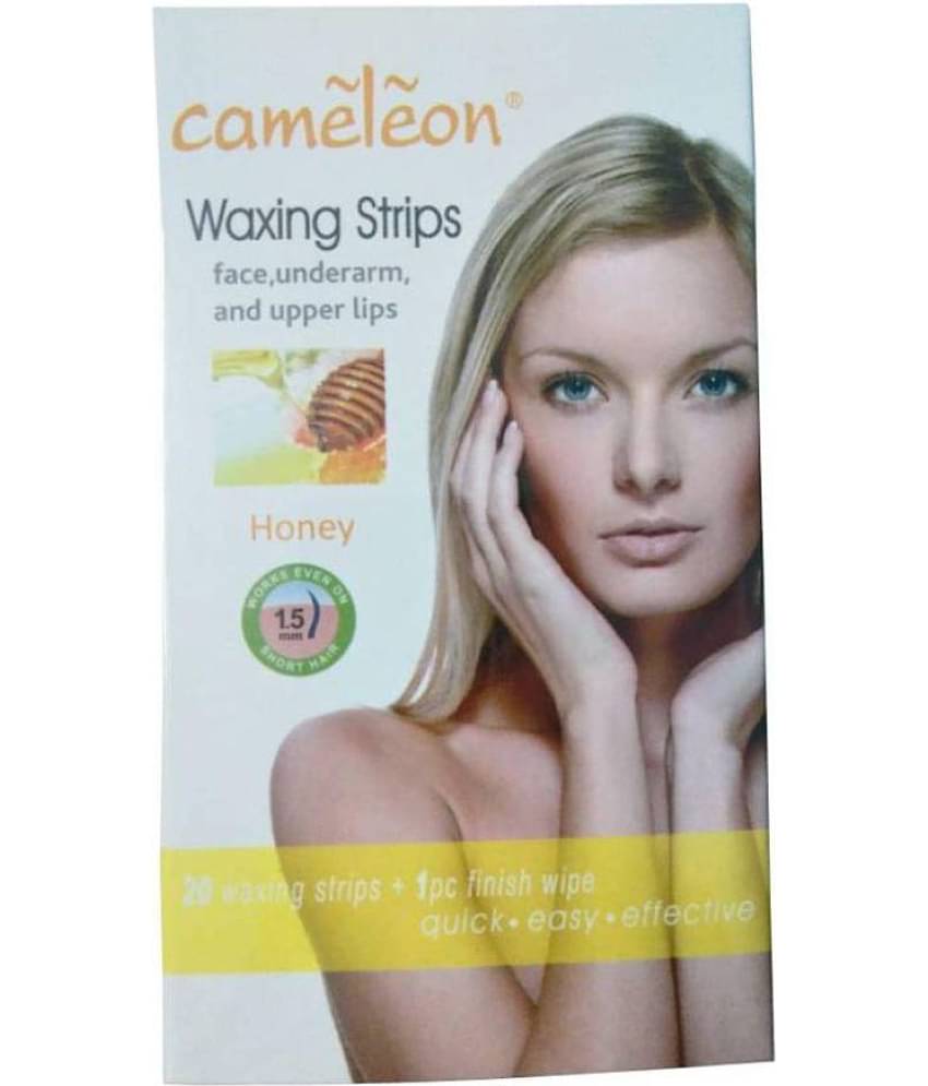 Cameleon Honey Waxing Strips Face Under Arm Honey Strips Wax Strips for 20 Pcs