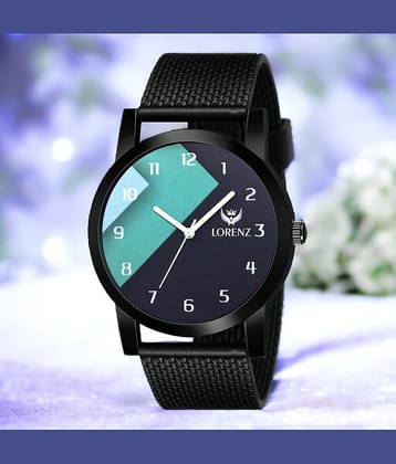 Lorenz Black Silicon Analog Men's Watch
