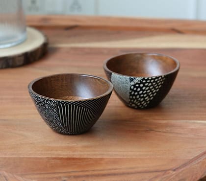 PETITE BOWL - SET OF 2-GROVE