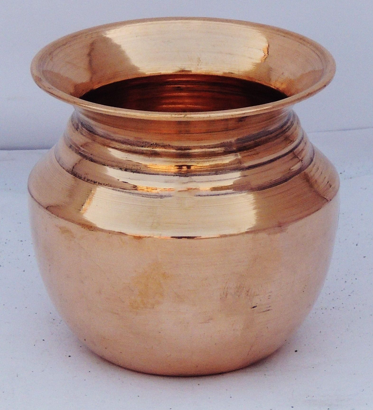 Copper Lota No. 8 - 4.5*4.5*4.2 inch (Z188 J) 560 ML