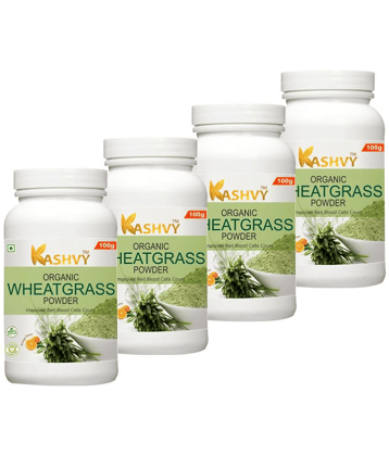 Kashvy Wheatgrass powder |  Detoxifies the body 400 gm Multivitamins Powder