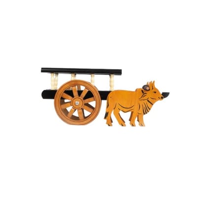 Wooden Brown Bullock Cart