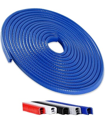 CarFrill Door Guard Rubber Blue