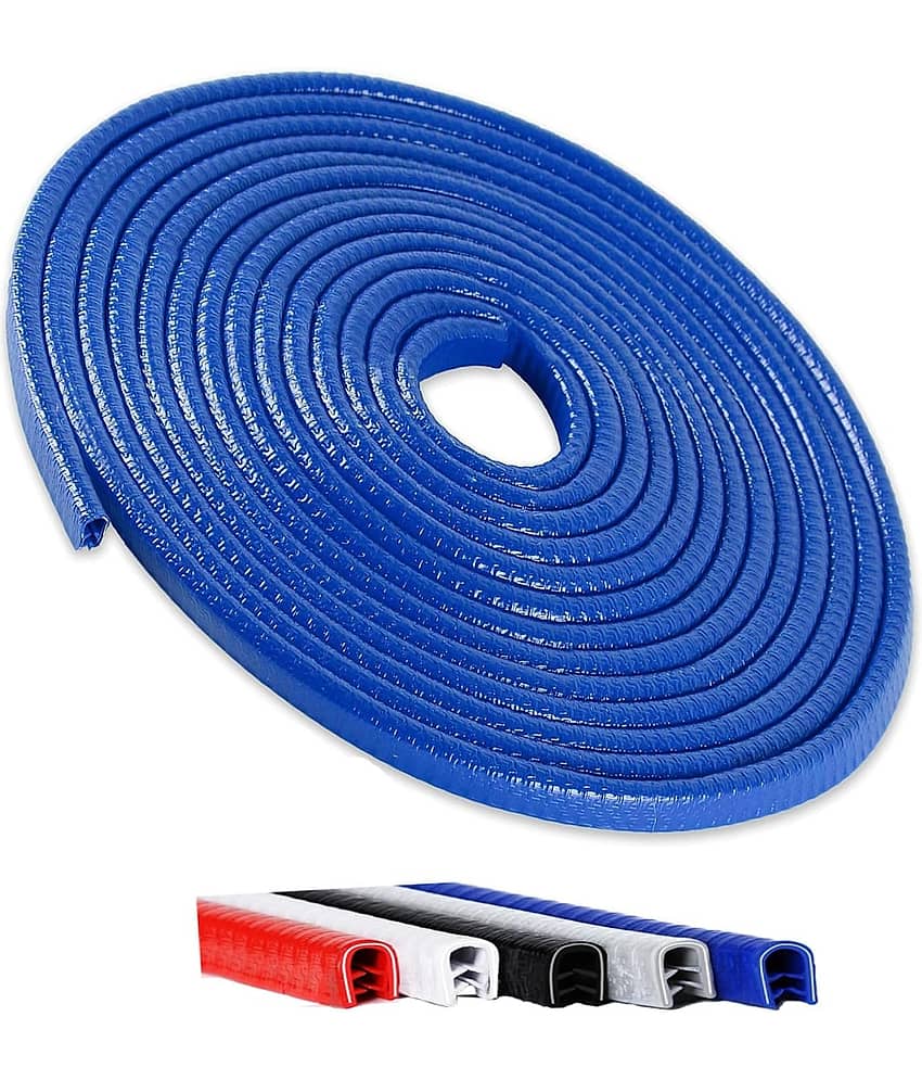 CarFrill Door Guard Rubber Blue