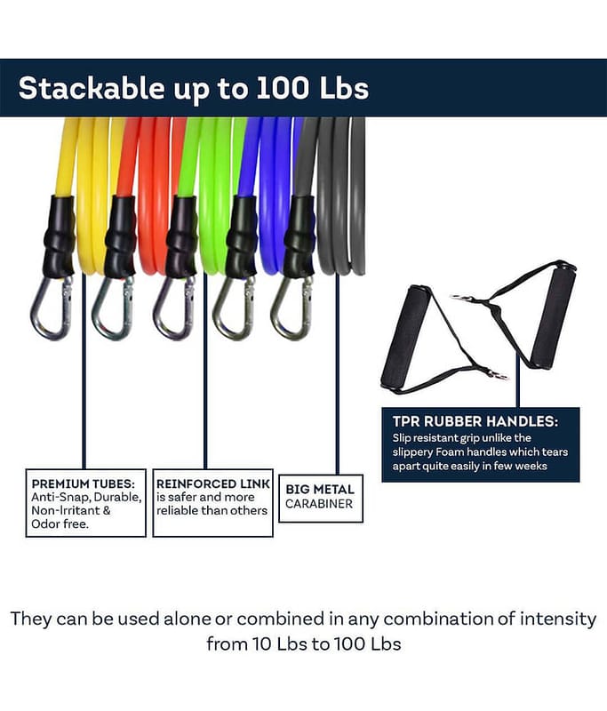 Rubber Pull String for Fully Body Workout Resistance Tube