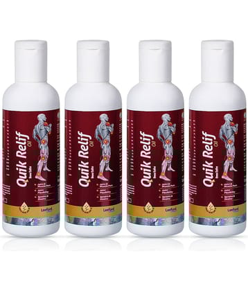 Quik Relif Herbal Ayurvedic Pain Relief Oil for Muscle & Joint Pain Relief 50ml ( Pack Of 4)