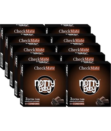 NottyBoy Delicious Chocolate Flavoured Condoms Combo Pack - 30 Pieces