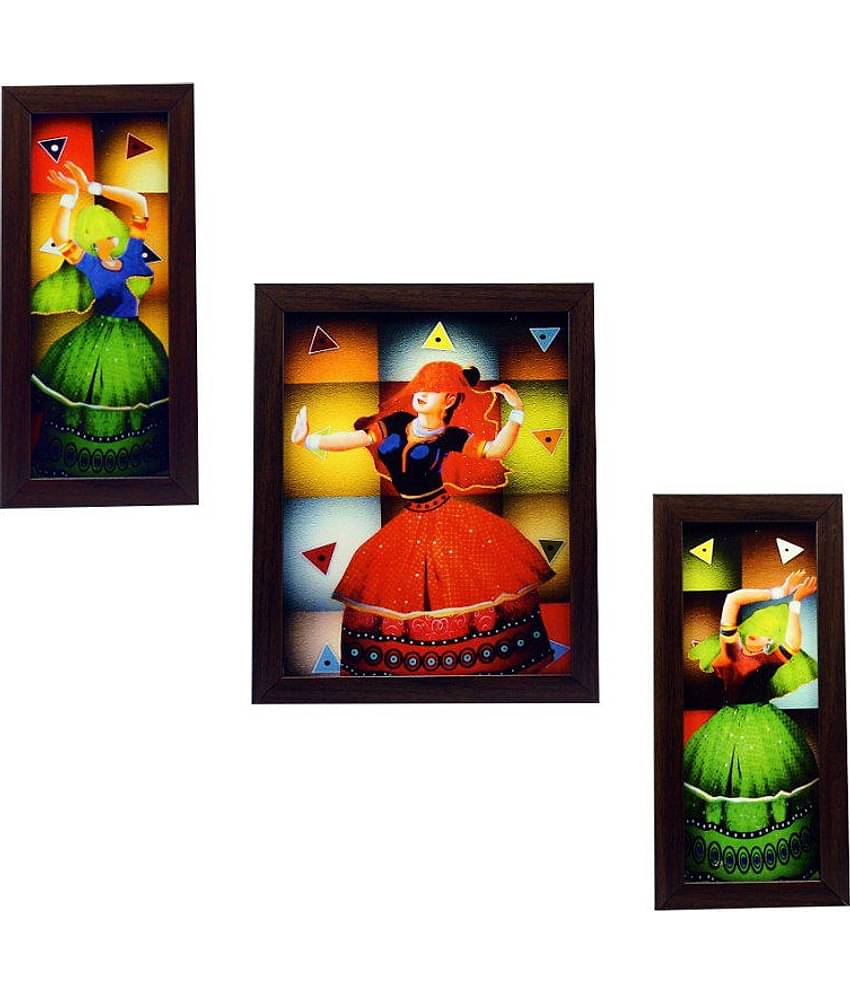 Indianara Synthetic Painting With Frame