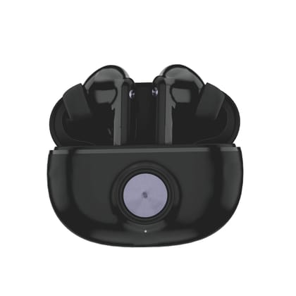 U&i Fantasy Series 24 Hours Music Time True Wireless Earbuds with Low Latency for Game Mode, ENC and Fast Charge-Black