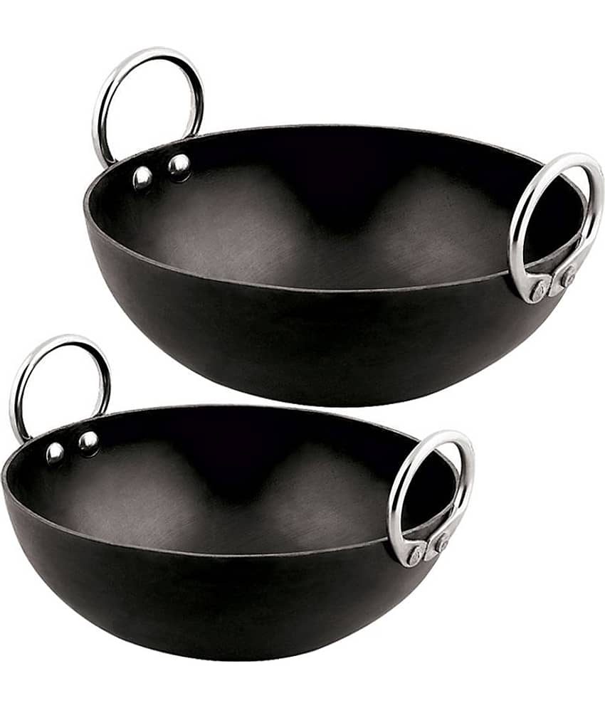 Veer Iron Deep Kadhai 2 mm ( 2 ) L