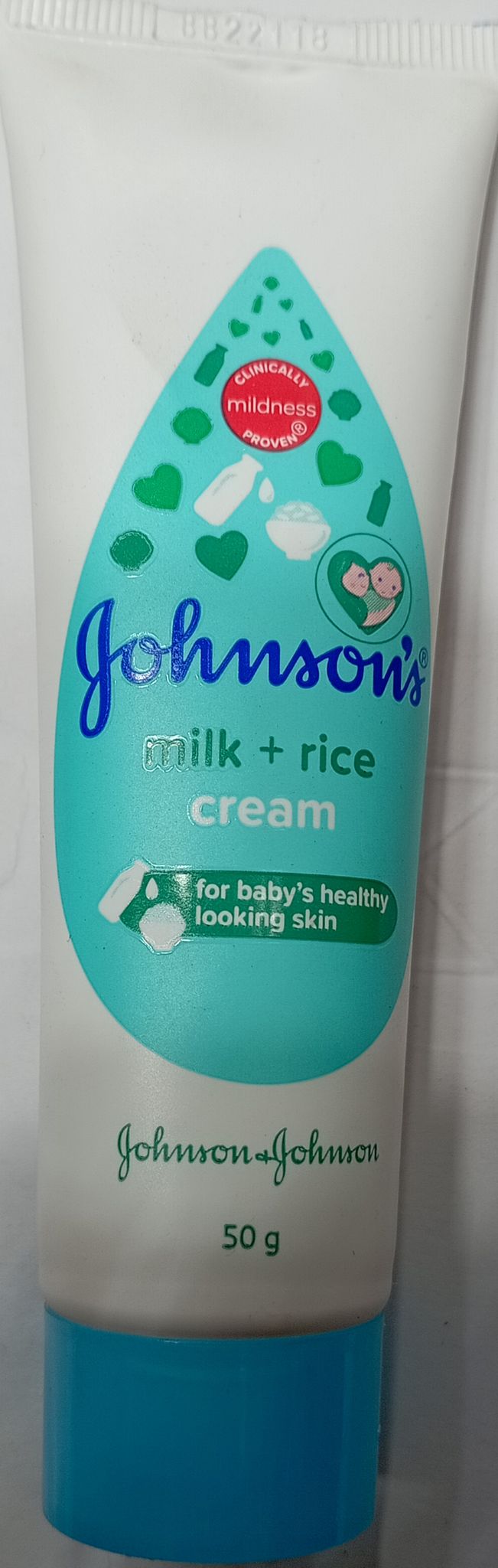 Johnson milk+rice cream for baby healthy looking skin 50g