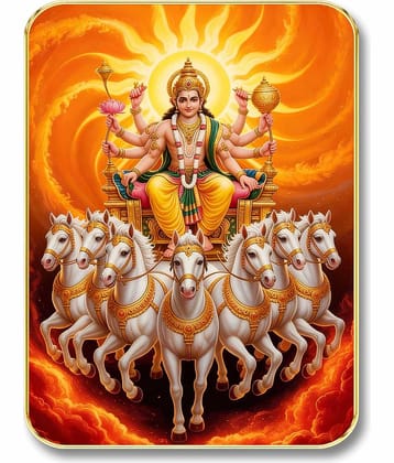 Livin'luxe Surya Dev MDF Wall Art with Table Top Stand & Wall Hanging Hole Decor
