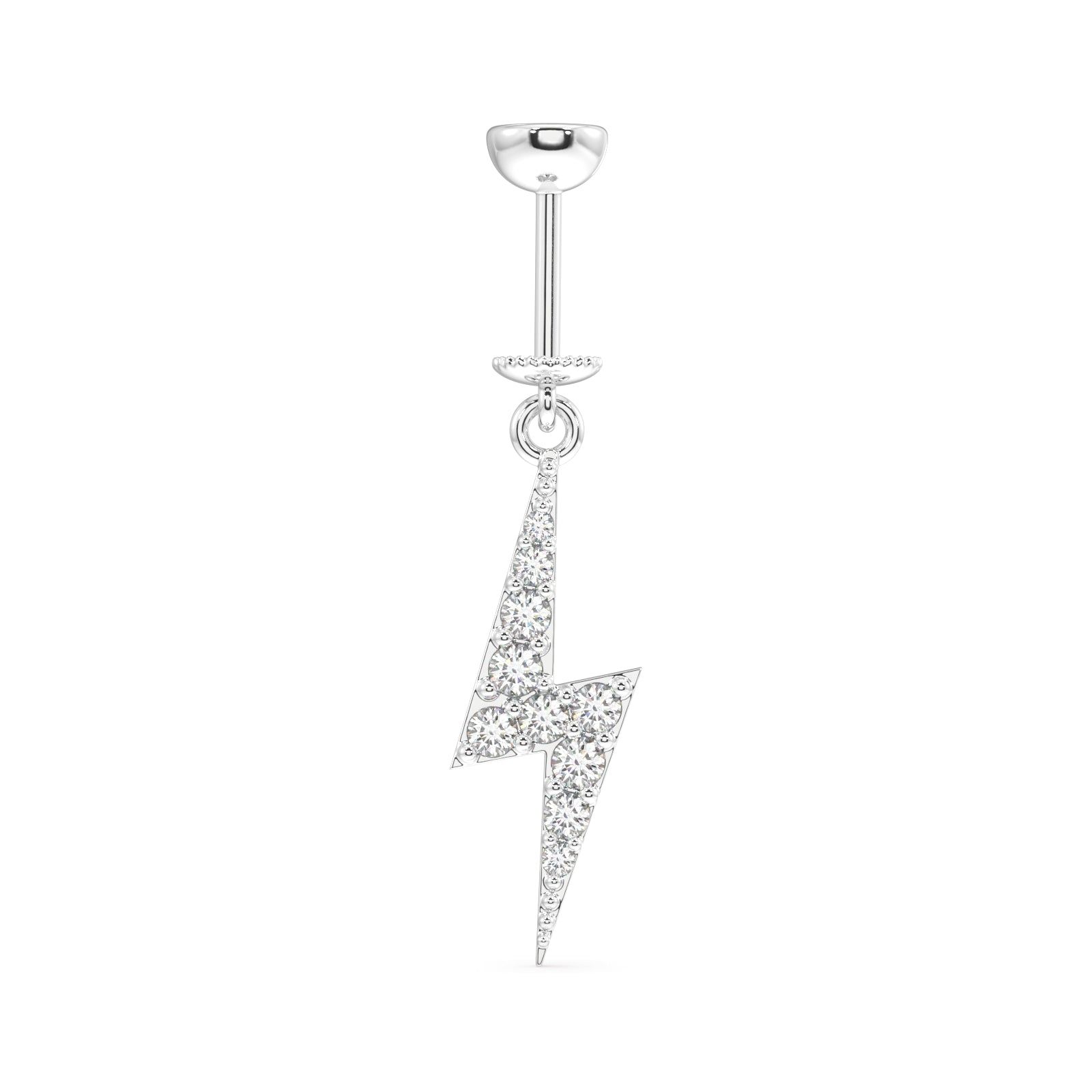 Zircon studded thunder - Screw Helix Hanging