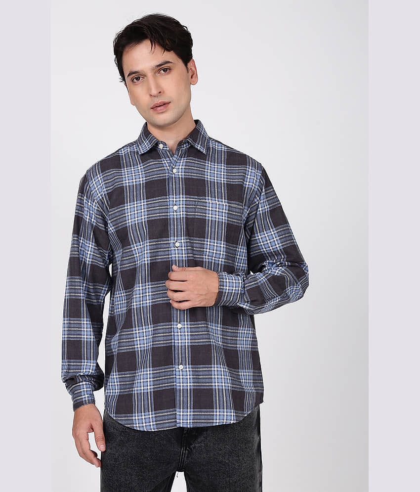 Bene Kleed 100% Cotton Regular Fit Checks Full Sleeves Men's Casual Shirt - Multicolor ( Pack of 1 )
