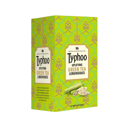 Typhoo Uplifting Lemon Grass Green Tea Bags (25 Tea Bags)