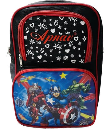 Apnav - Black Polyester Backpack For Kids