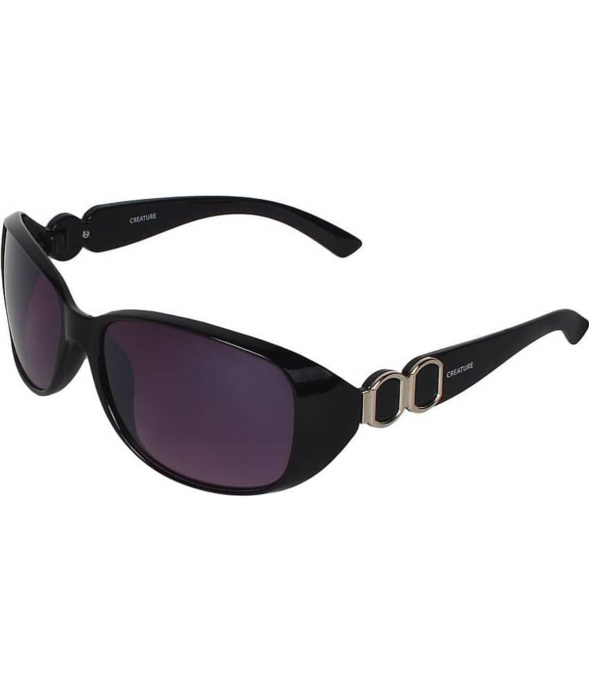 Creature - Brown Oversized Sunglasses ( Pack of 1 )