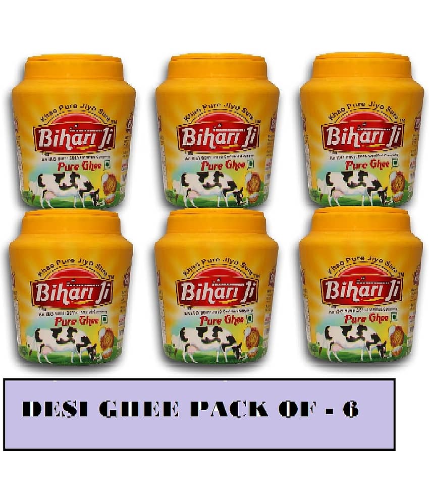 Bihari ji Ghee 200 mL Pack of 6