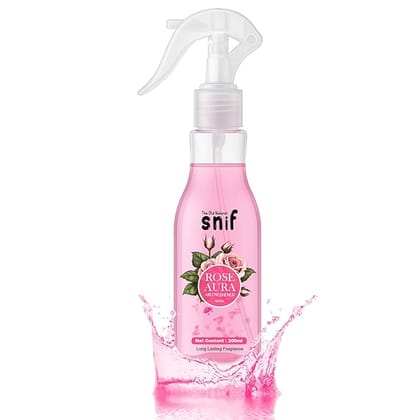 The Old Natural Snif Rose Aura Room Air Freshener | Long Lasting Fragrance with Essential Oils 1000+ Sprays | Room & Car Freshener (Rose Aura 200ml) The Old Natural Snif Rose Aura Room Air Freshener | Long Lasting Fragrance with Essential Oils 1000+ Sprays | Room & Car Freshener (Rose Aura 200ml)