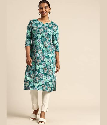 KETAKI FASHION Pack of 1 Crepe Printed Straight Women's Kurti - ( Multicolor )