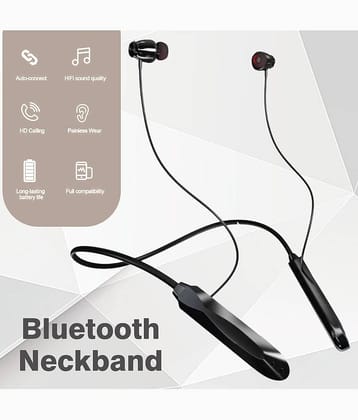 Shop To Shop In-the-ear Bluetooth Headset with Upto 7h Talktime Deep Bass - Black