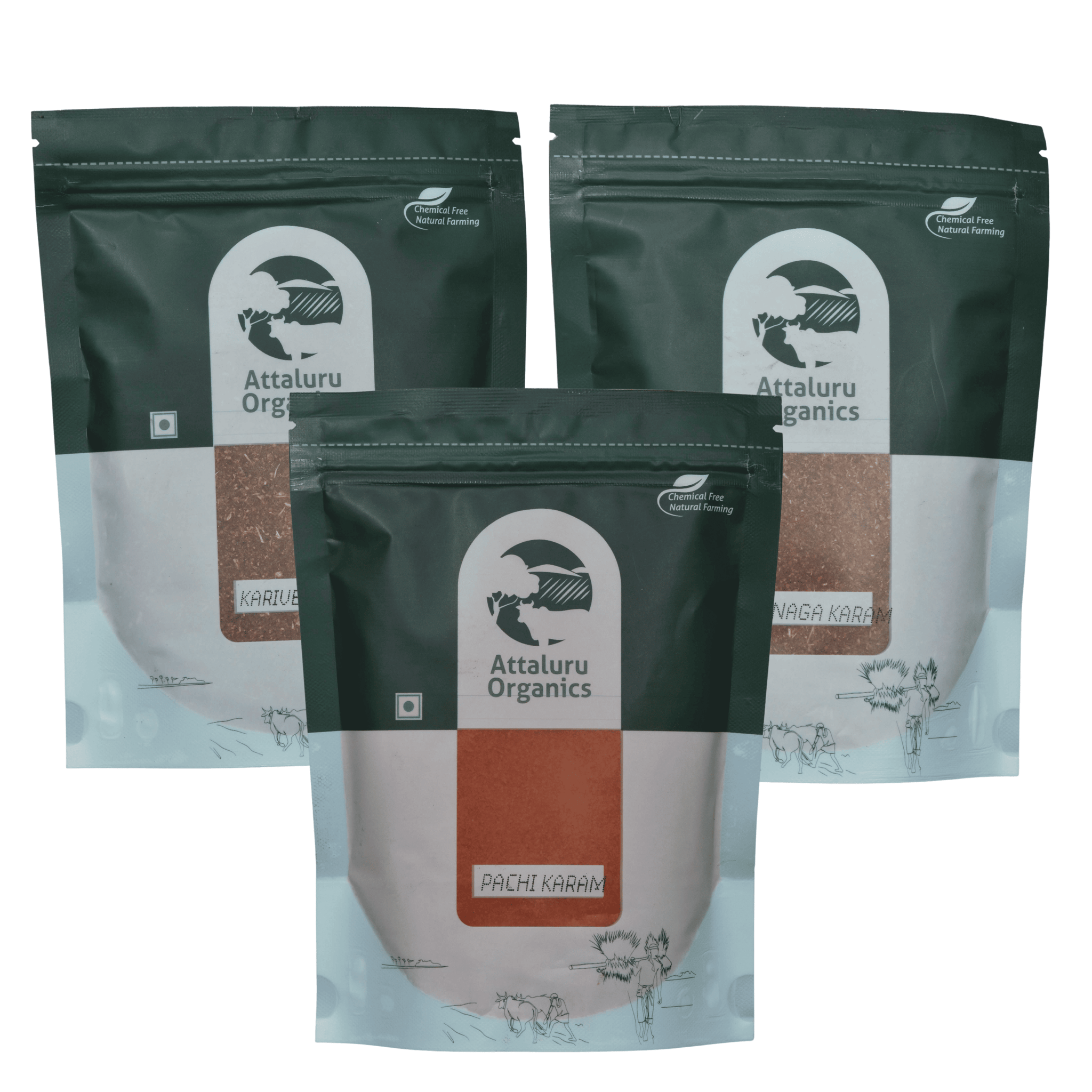 Attaluru Organics Chilli & Leaf Spice Combo