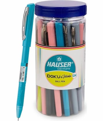 HAUSER GERMANY Blue Ball Pen ( Pack of 25 )