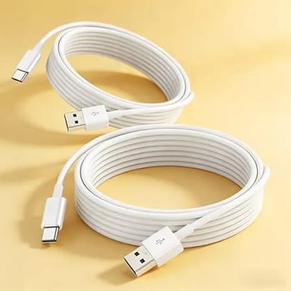 Signature 80W Fast Charging USB-A to USB-C Data Cable, Durable Braided, White, VML-46 Signature 80W Fast Charging USB-A to USB-C Data Cable, Durable Braided, White, VML-46