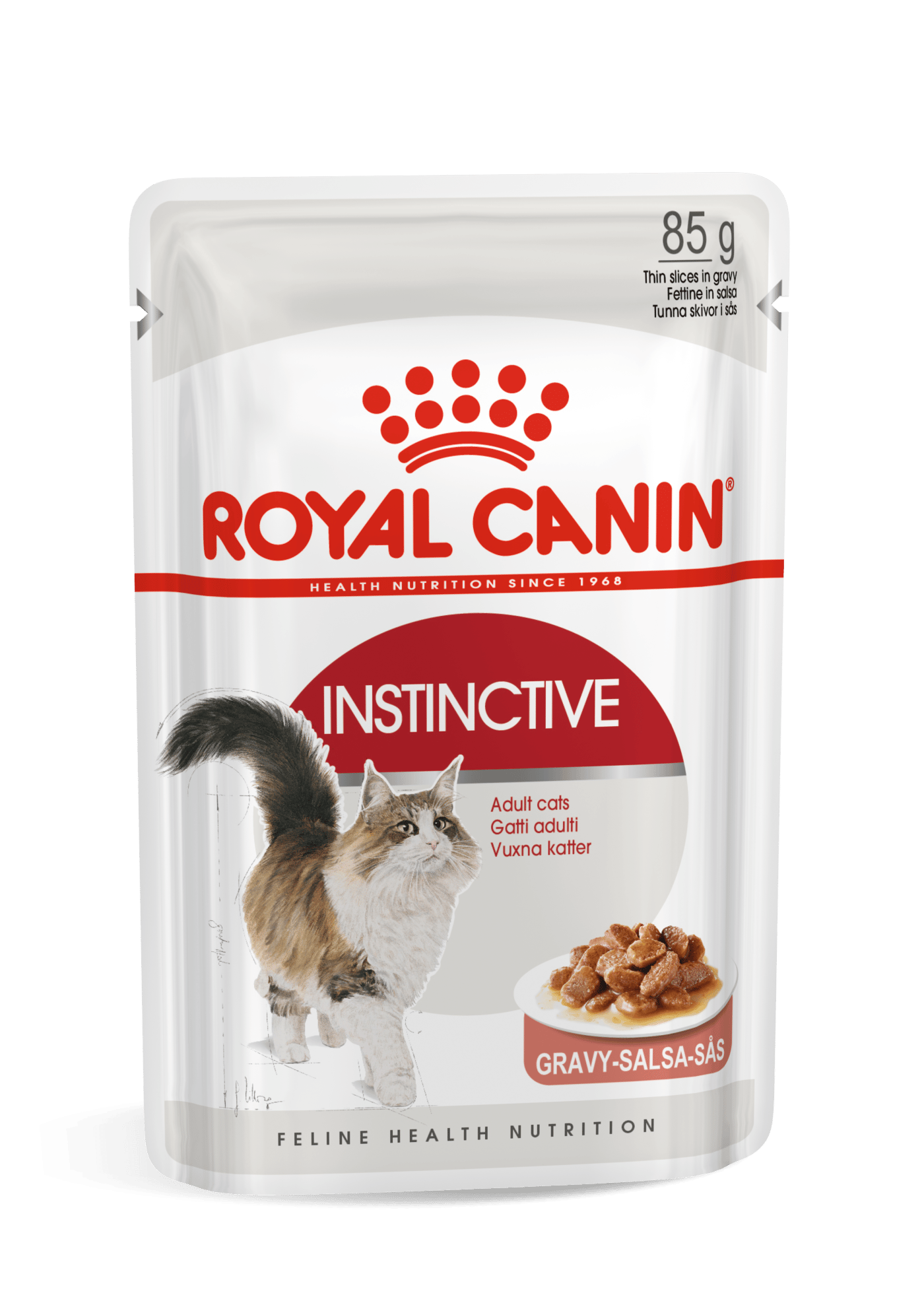 Royal Canin Instinctive Gravy Cat Wet Food Adult 85g