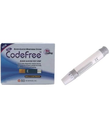 Sd Codefree 100 Strips With Lancing Device Sd Codefree