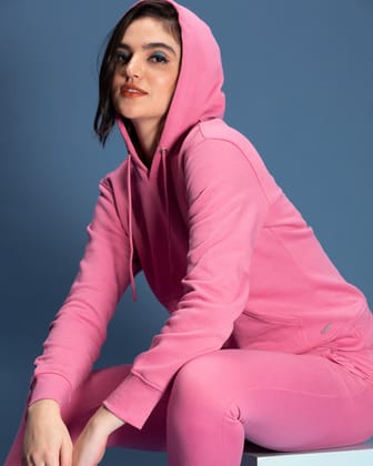Hoodie - Dark Pink-M / Dark Pink