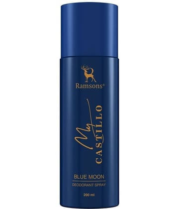 Ramsons - MY CASTILLO BLUE MOON Deodorant Spray for Unisex 200 ml ( Pack of 1 )