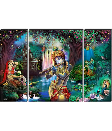 Saf Lord Krishna ji Religious wall hanging MDF Painting