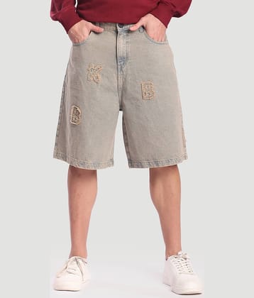 Bene Kleed Blue Cotton Men's Shorts ( Pack of 1 )