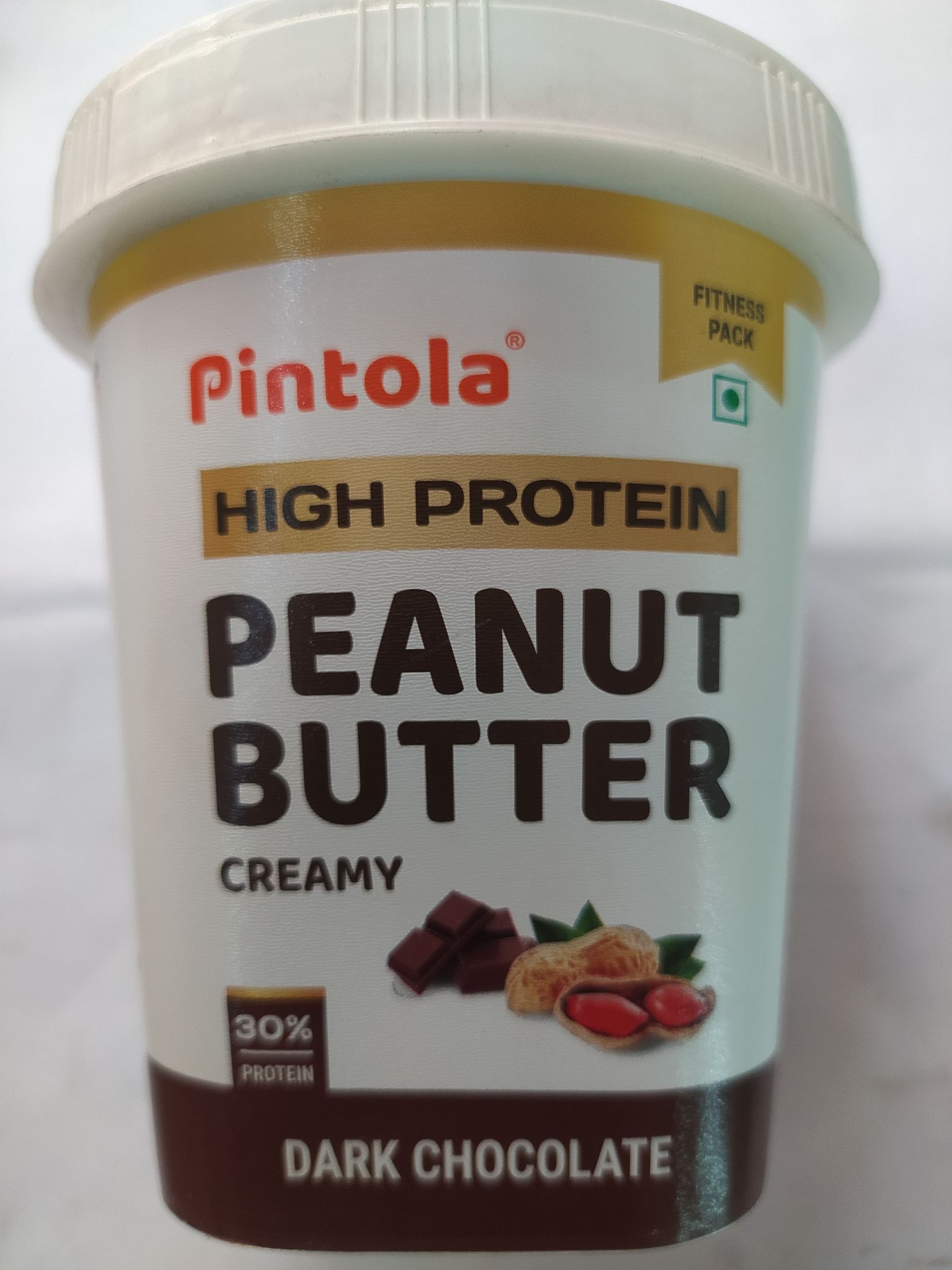 Pintola High protein Peanut Butter Creamy Dark chocolate 