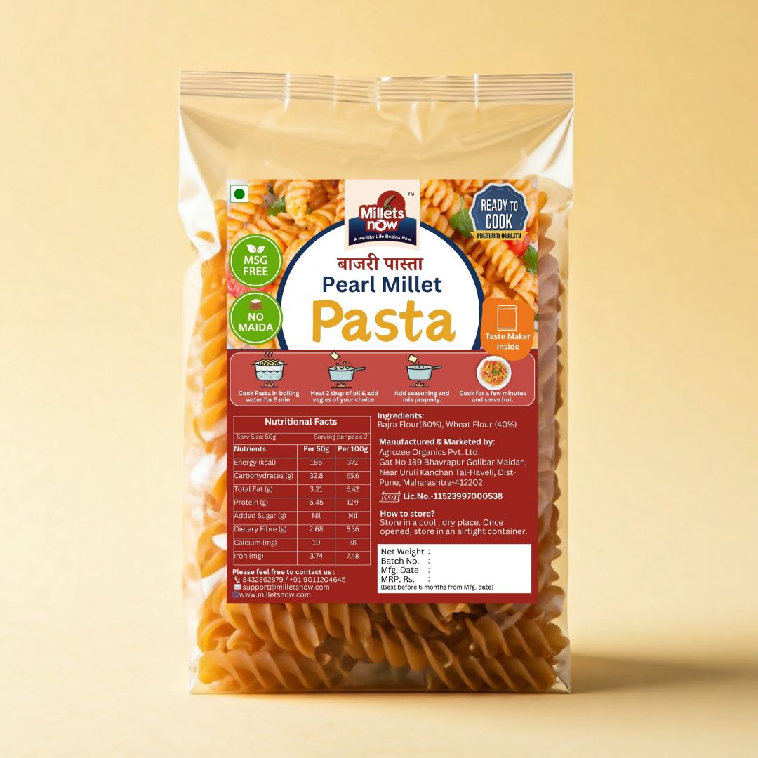 Pearl Millet Pasta l Bajra Pasta l 175g .