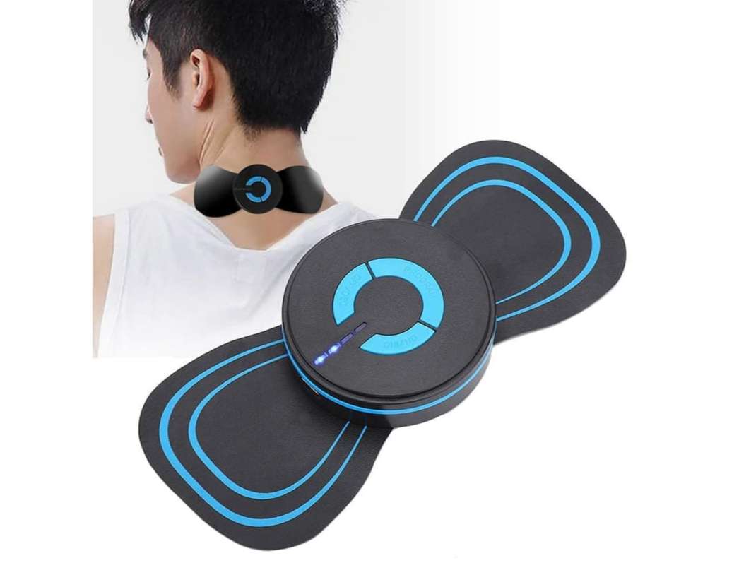 Mini Butterfly Massager with 8 Modes and 19 Strength Levels,Rechargeable Electric Massager for Shoulder,Arms,Legs,Back Pain for Men and Women