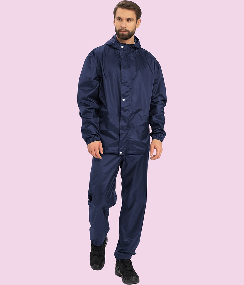 PP Kurtis Navy Polyester Men's Rain Suit ( Pack of 1 )