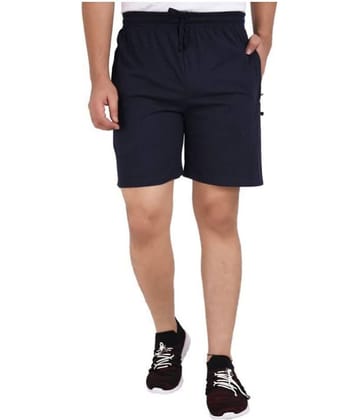 Neo Garments - Navy Cotton Men's Shorts ( Pack of 1 )