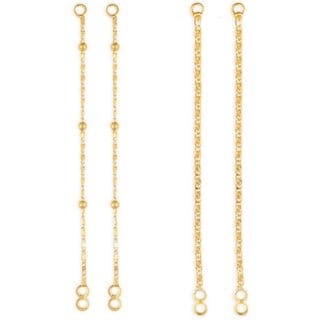 1gram gold Plated Kanchain Ear chain earcuff Ear to Ear Combo for Women & Girls