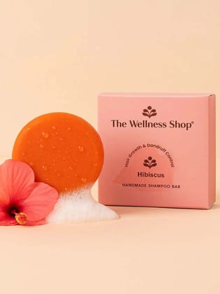 HIBISCUS SHAMPOO AND CONDITIONER BAR (CONTROLS HAIRFALL, NO PARABEN, NO SULPHATE, NO SLES)-100g