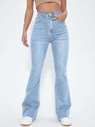 Bellbum Bell Bottom Jeans Light Blue Denim-24