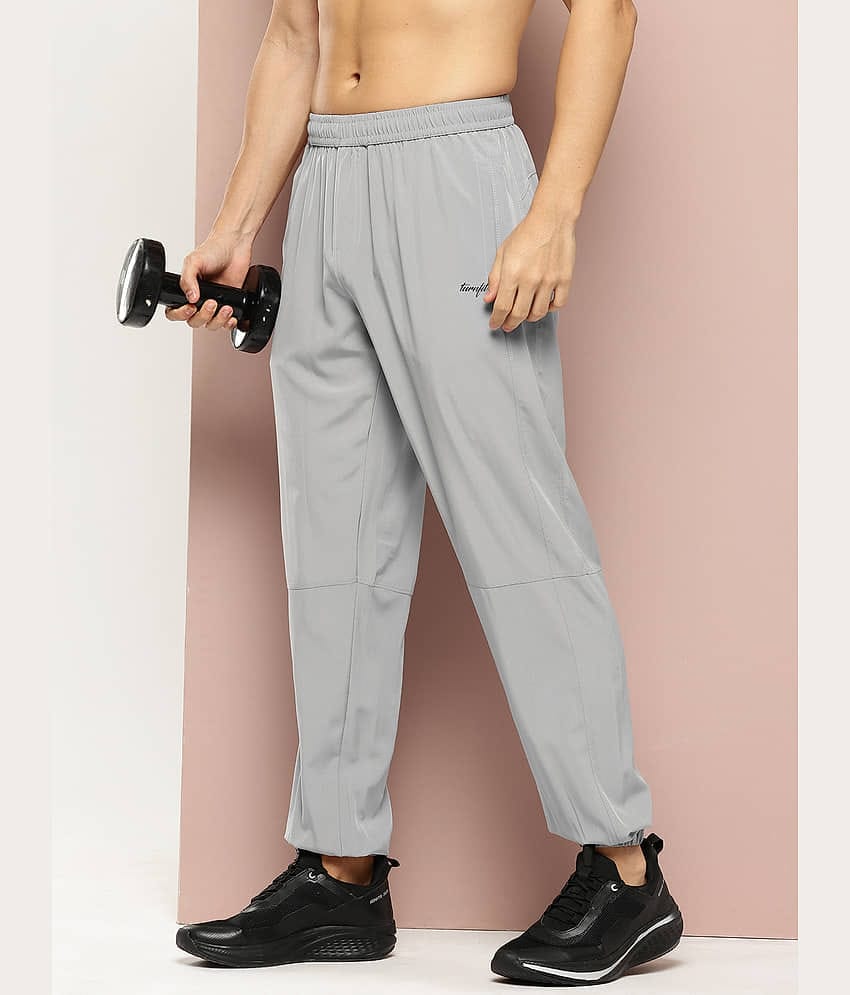 Turnfit Light Grey Polyester Men's Joggers ( Pack of 1 )
