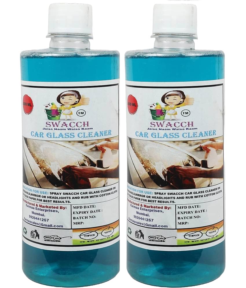 SWACCH Glass & Windshield Cleaner 1L ( Pack of 2 )