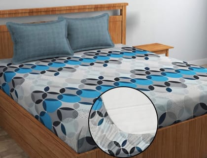 Bedsheets double bed comfort to your bedroom with our 90x100 size Fitted Glace Cotton