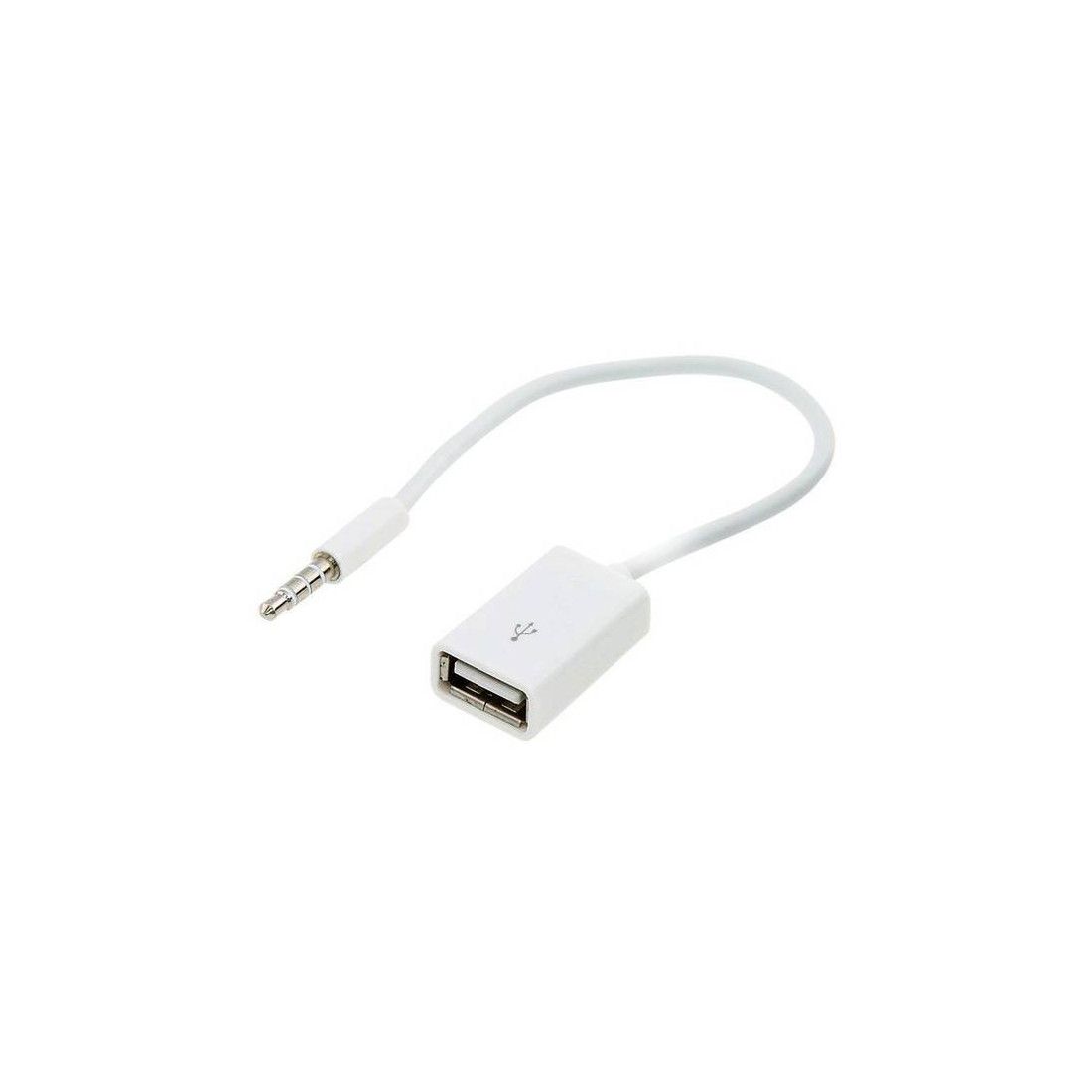 Baba ji mobile accessories  3.5mm Male Jack AUX Audio to USB 2.0 Female Converter Cable Lead for Car